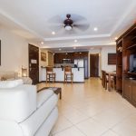 Sala del Condo 3, Condominios Montecarlo, Playa Jacó - Living room of Condo 3, Montecarlo Condominiums, Jacó Beach