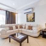 Sala del Condo 3, Condominios Montecarlo, Playa Jacó - Living room of Condo 3, Montecarlo Condominiums, Jacó Beach